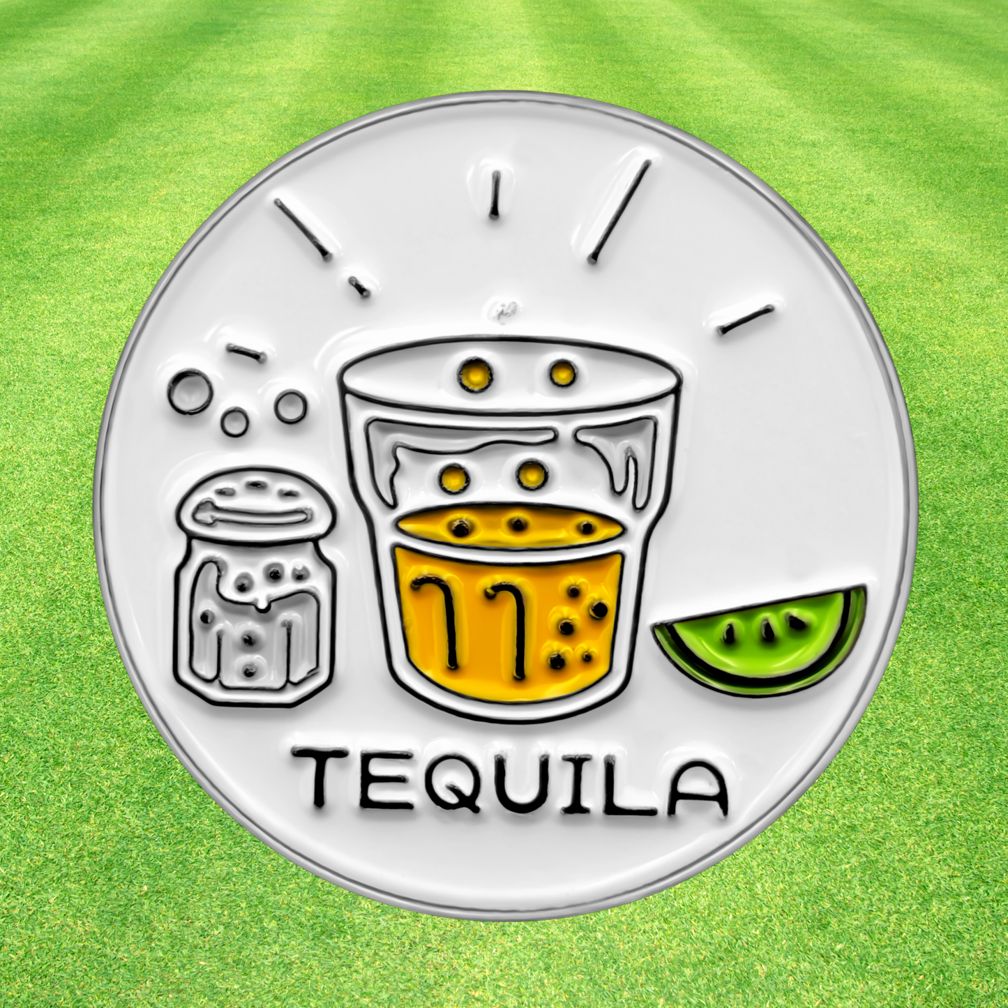 Tequila Golf Ball Marker | Funny Golf Gift for Tequila Lovers