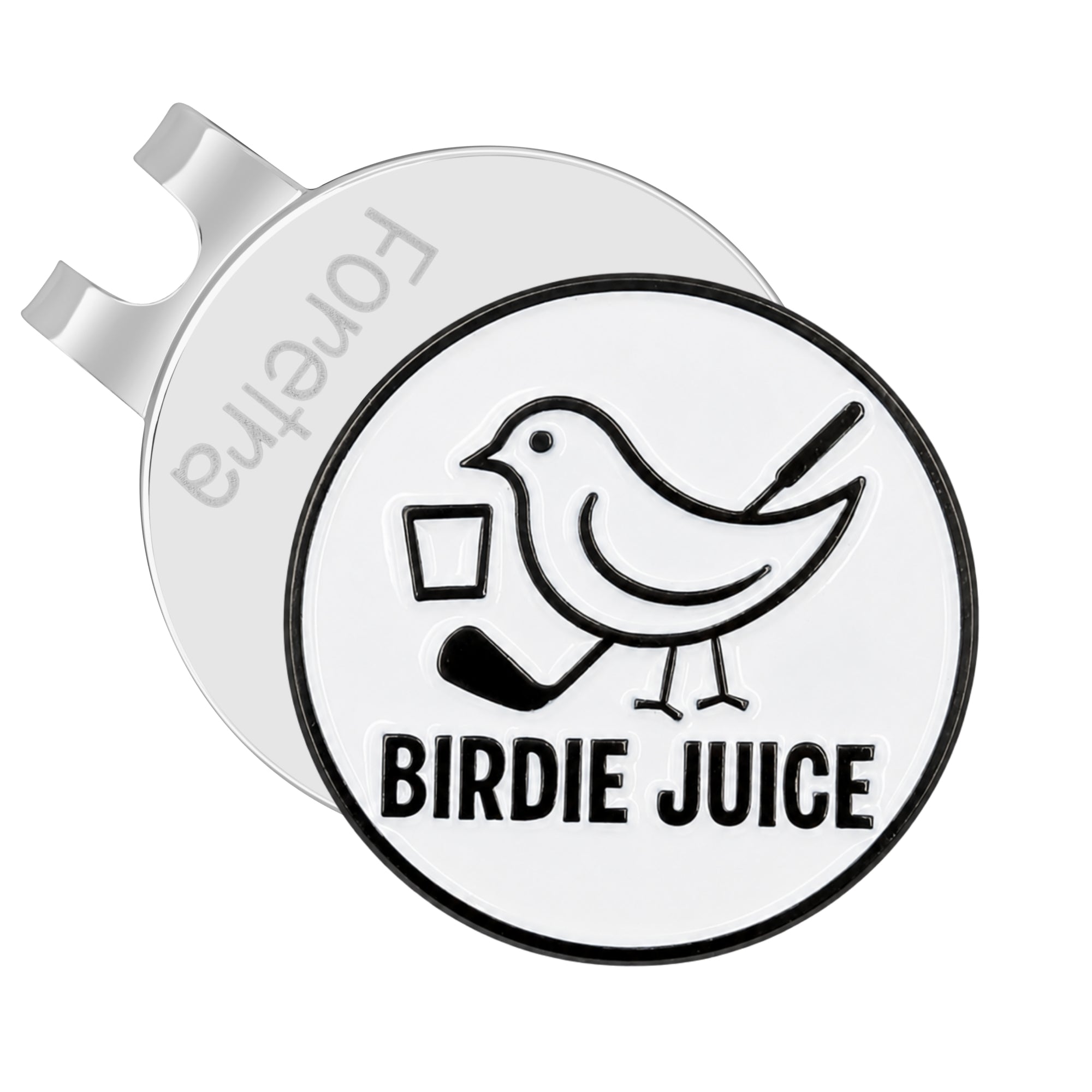 Birdie Juice Golf Ball Marker + Magnetic Hat Clip