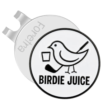Birdie Juice Golf Ball Marker + Magnetic Hat Clip