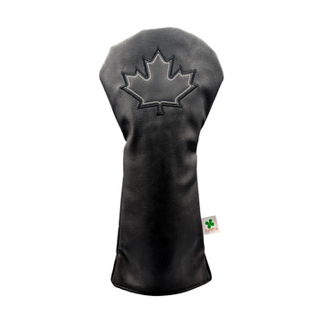 Black Canada Maple Leaf -  Driver Head Cover - Strong & Free