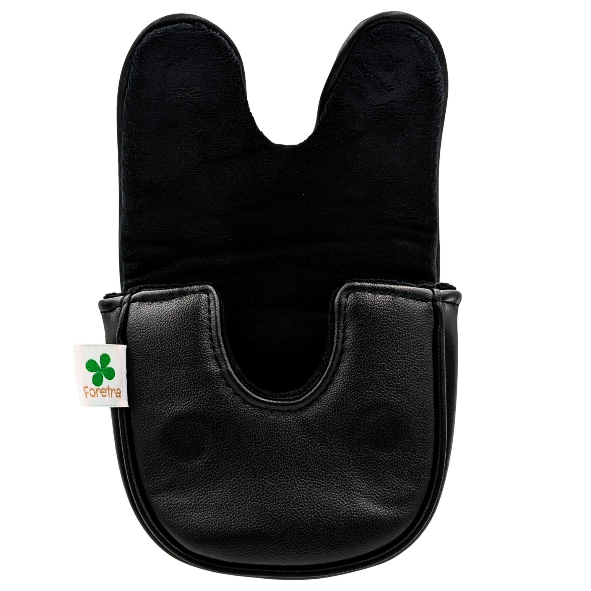 Black on Black Maple Leaf - Center Shaft Mallet Putter Head Cover