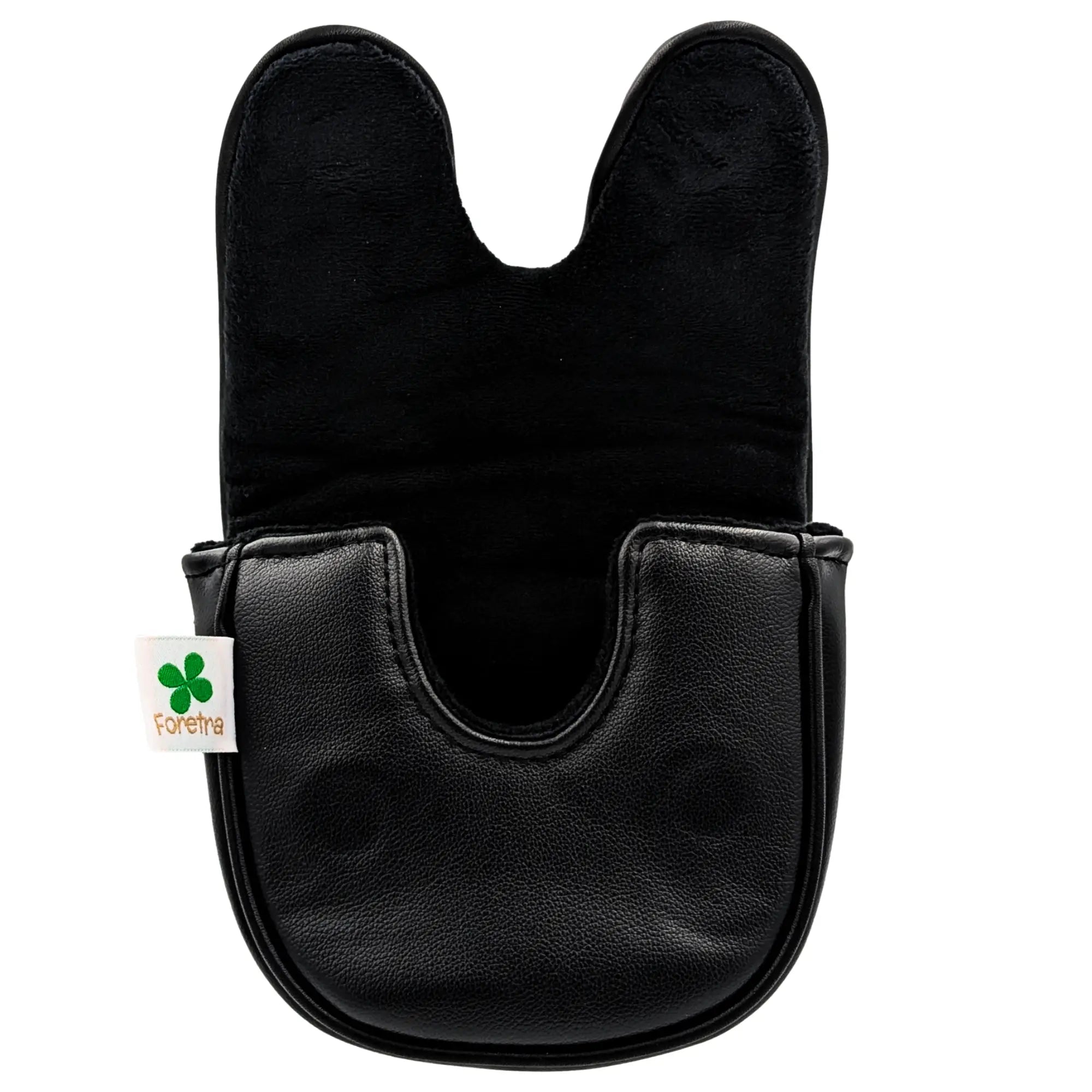 Black on Black Maple Leaf - Center Shaft Mallet Putter Head Cover