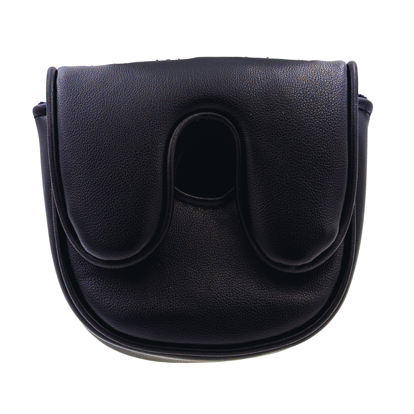 Black on Black Maple Leaf - Center Shaft Mallet Putter Head Cover