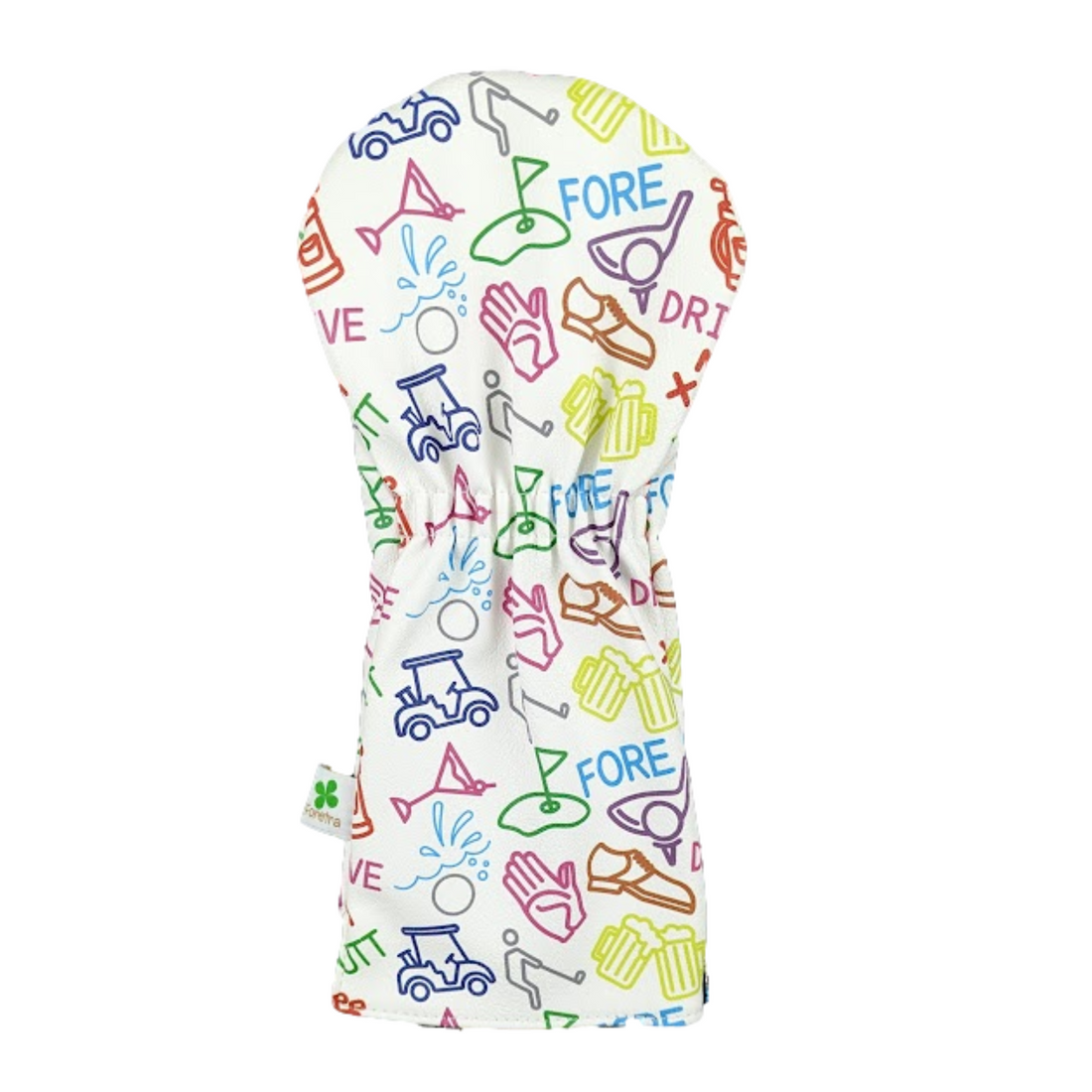GOLF ICONS Pattern -  Driver Head Cover