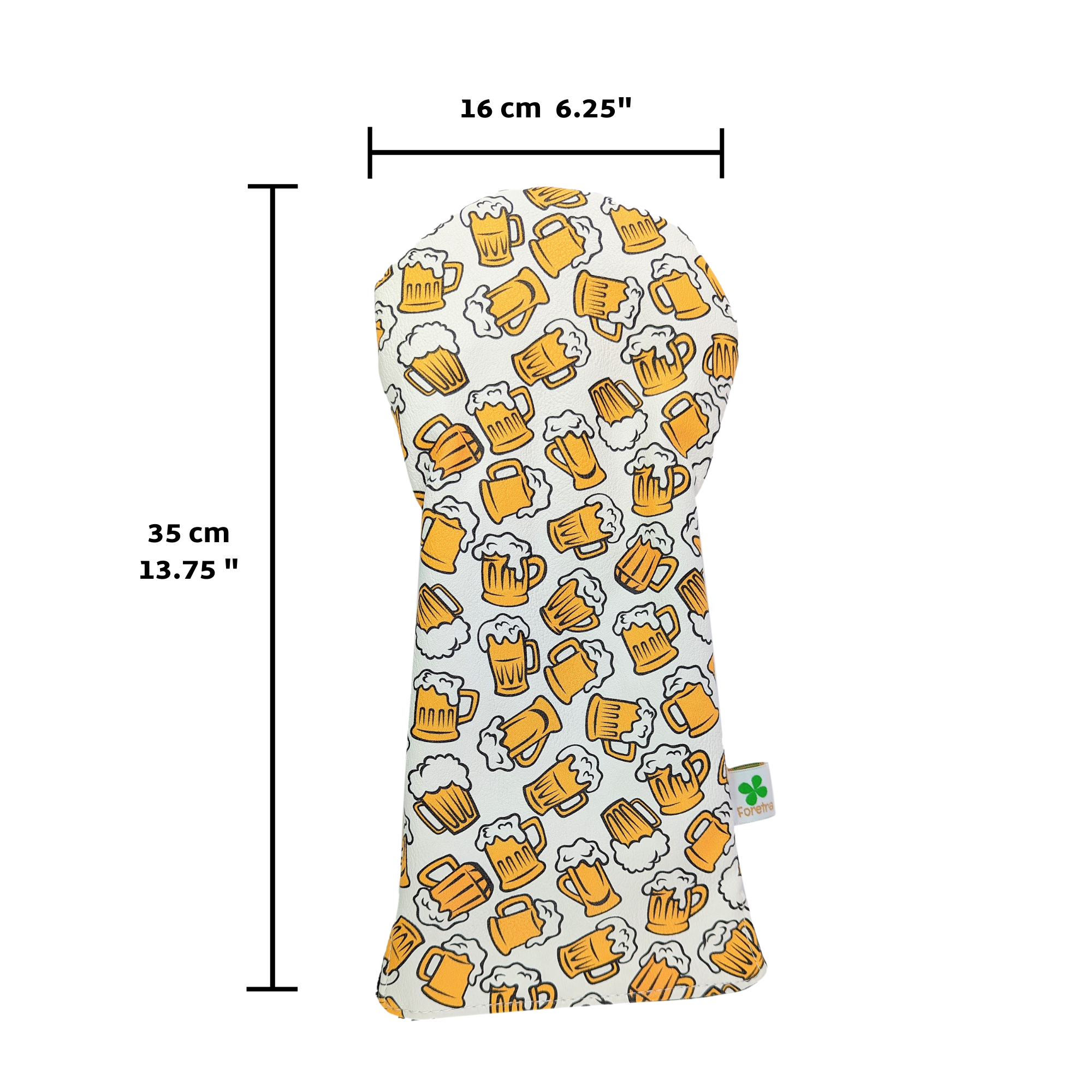 Beer Mugs Pattern -  Driver Head Cover