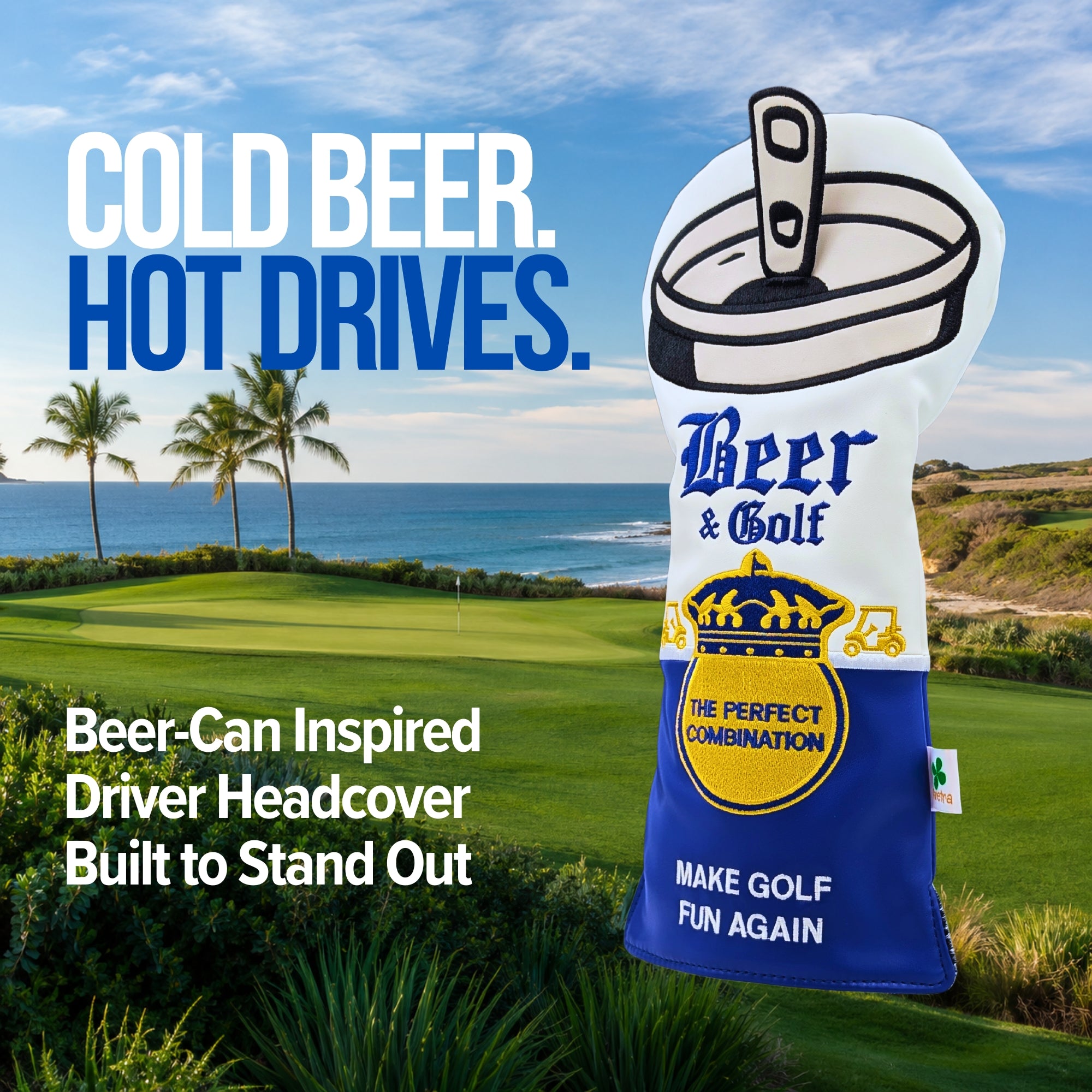 Beer Can (Beer and Golf) -  Driver Head Cover