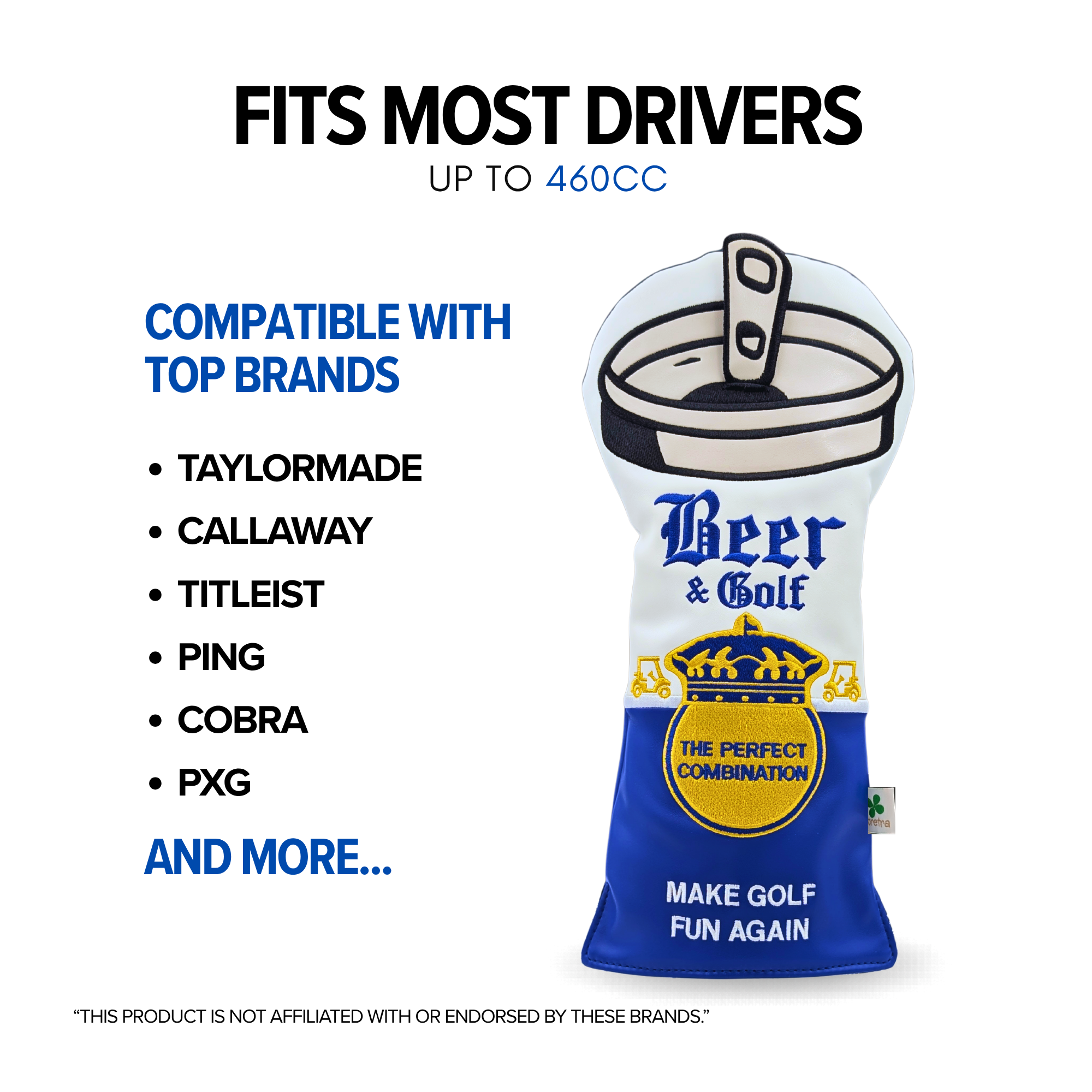 Beer Can (Beer and Golf) -  Driver Head Cover