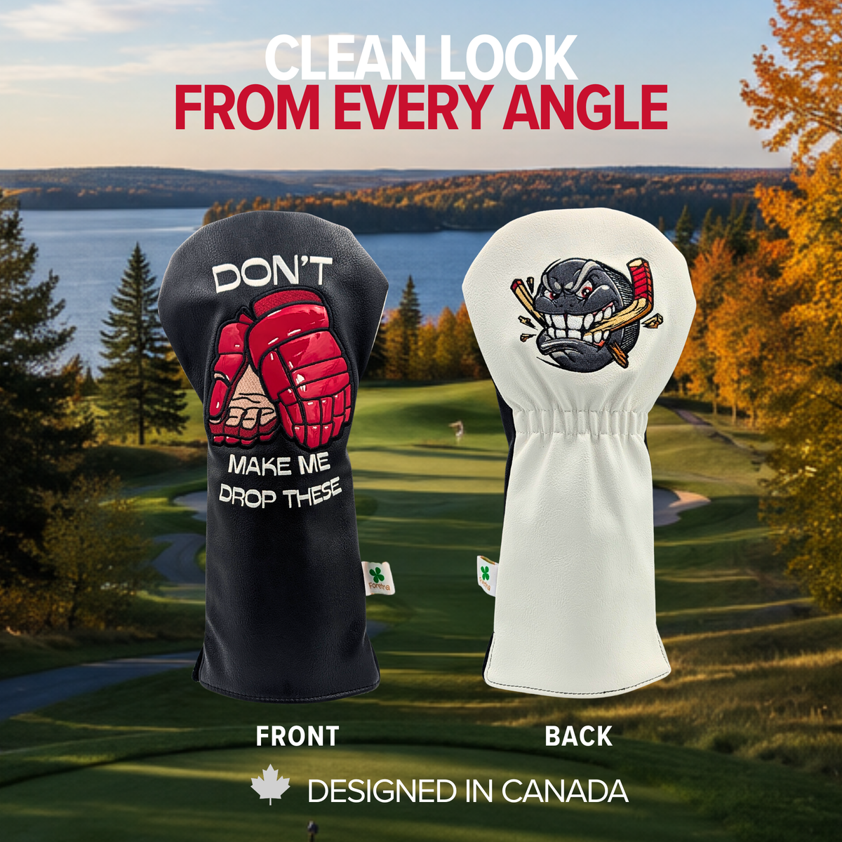 “Don't Make Me Drop These”  -  Hockey Gloves Driver Head Cover