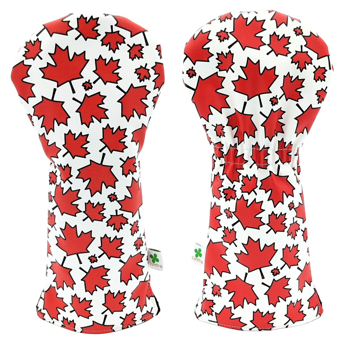 Canada Maple Leaves Driver Headcover – Stylish, High-Quality, Fits Most 460cc Drivers, Elastic Fit for Callaway, Ping, TaylorMade, Titleist & More