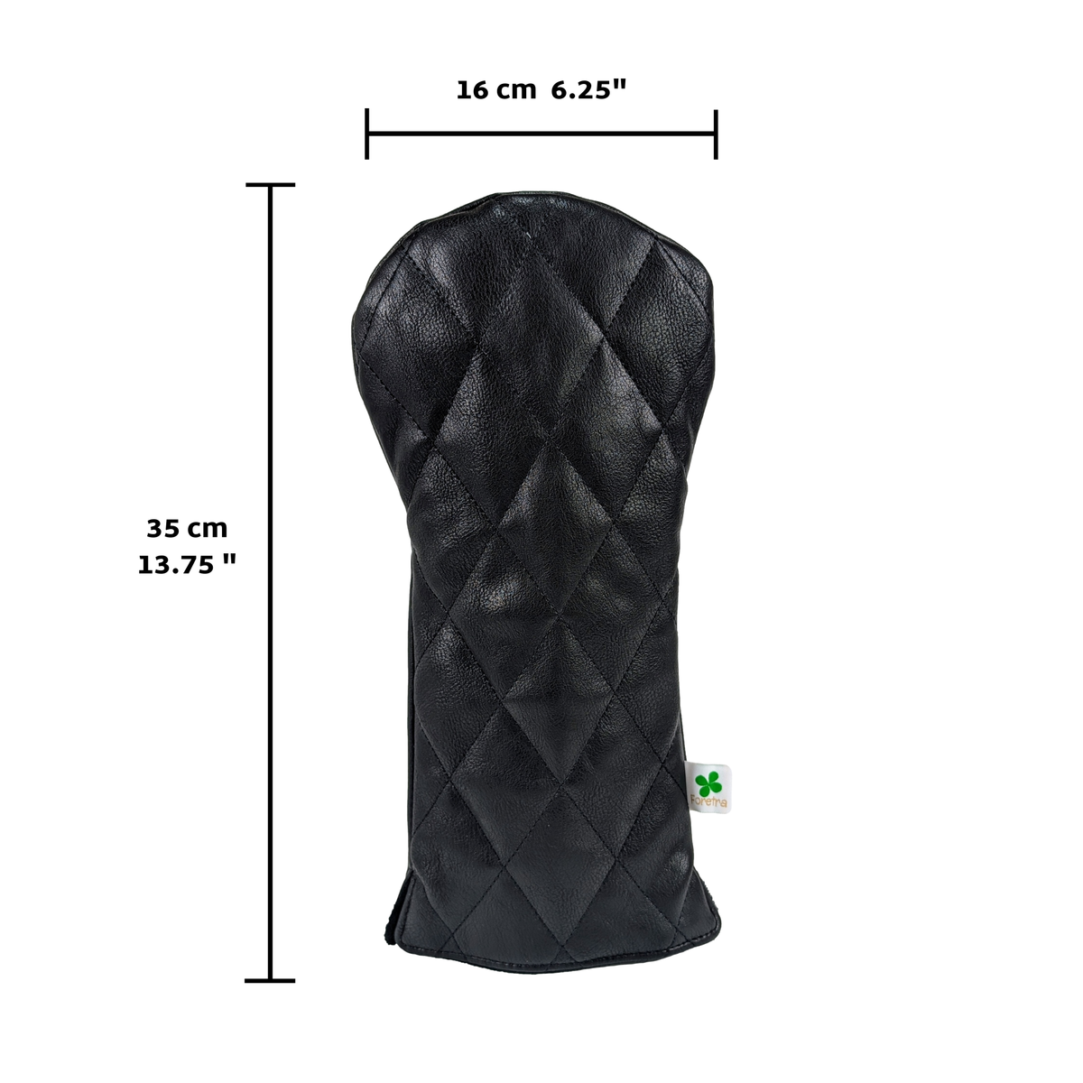 Quilted Black (Minimalist)  -  Driver Head Cover