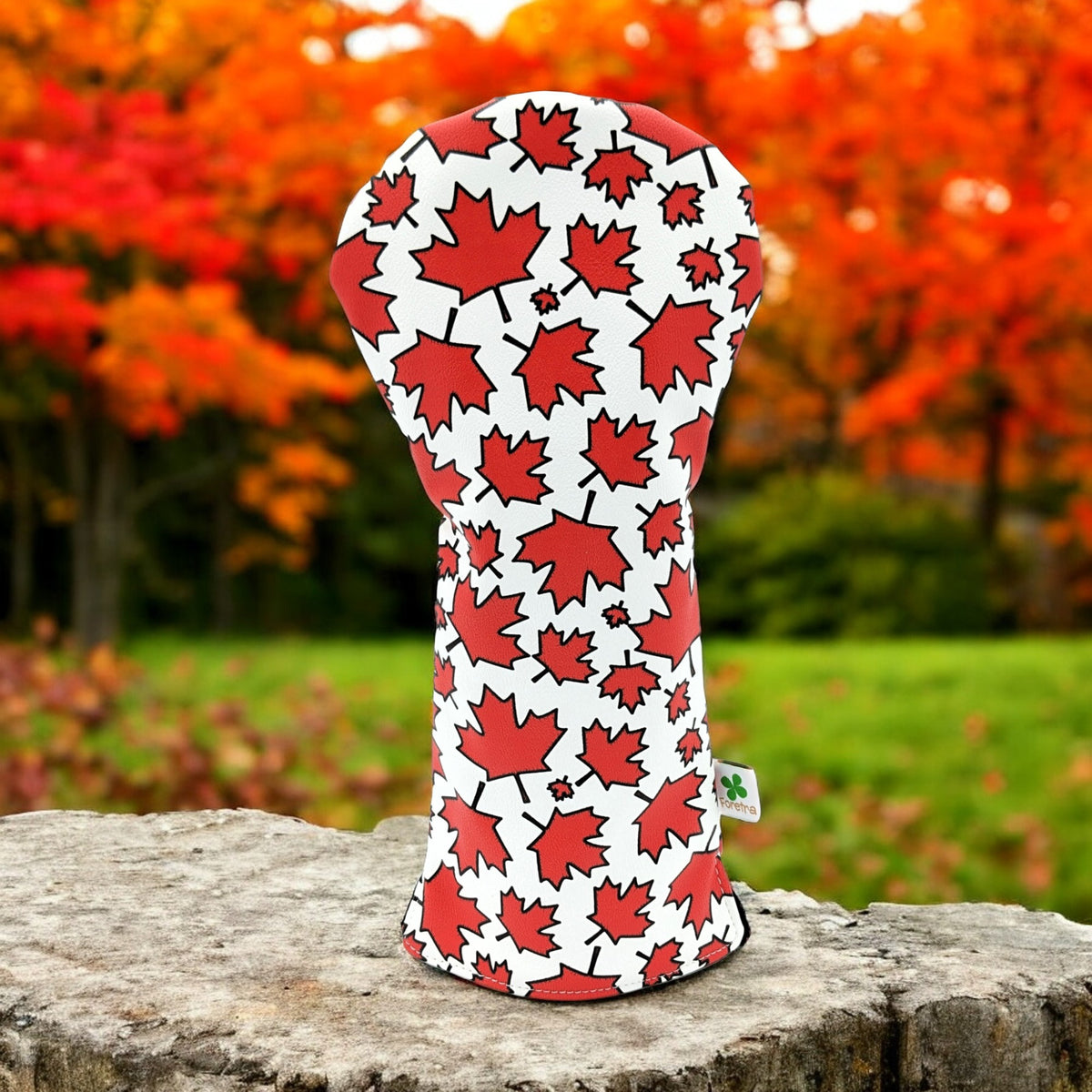 Canada Maple Leaves Driver Headcover – Stylish, High-Quality, Fits Most 460cc Drivers, Elastic Fit for Callaway, Ping, TaylorMade, Titleist & More