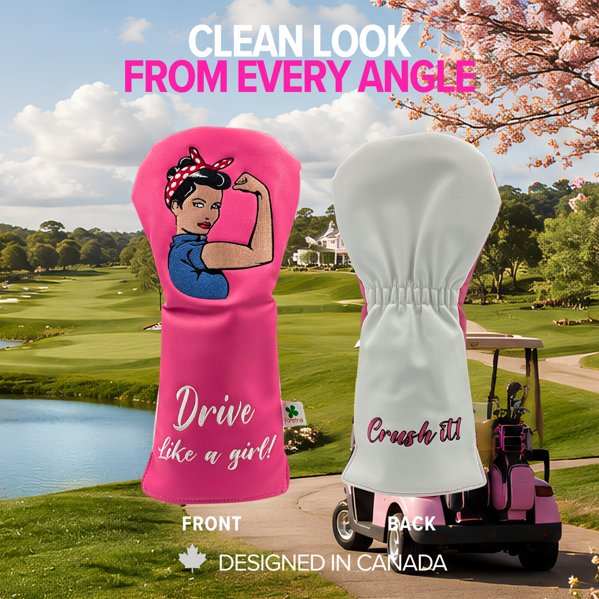 Drive like a Girl  -  Driver Head Cover