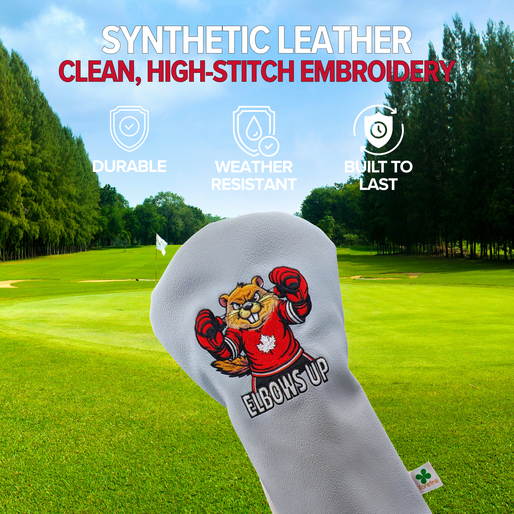 Elbows Up - Canada Strong - Driver Head Cover