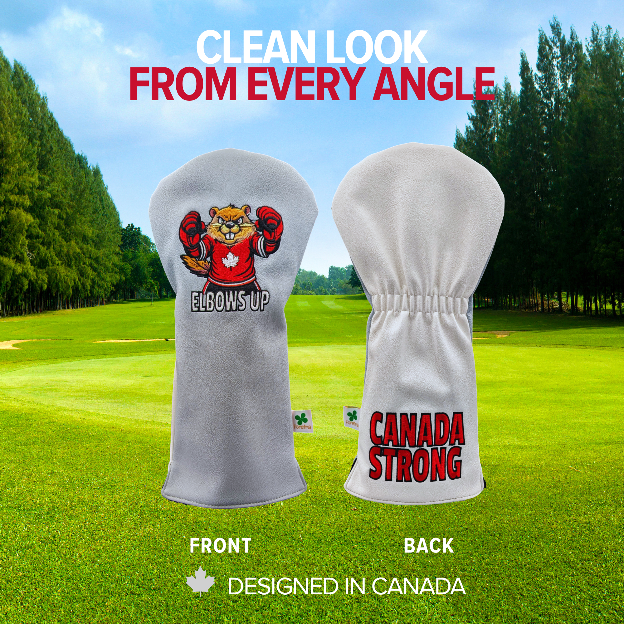 Elbows Up - Canada Strong - Driver Head Cover