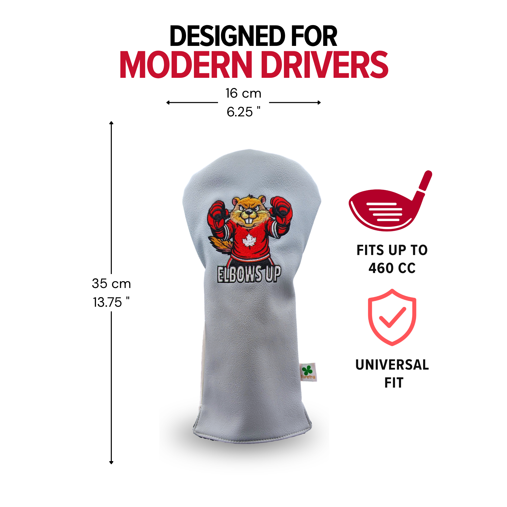 Elbows Up - Canada Strong - Driver Head Cover