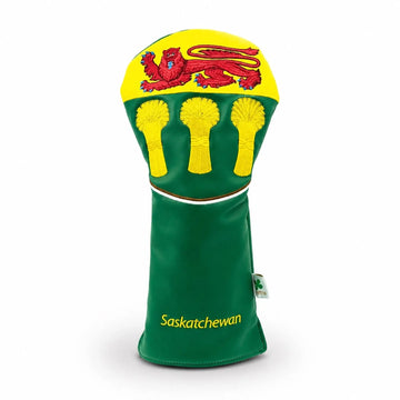 Saskatchewan  Shield -  Driver Head Cover -Stylish Prairie Pride