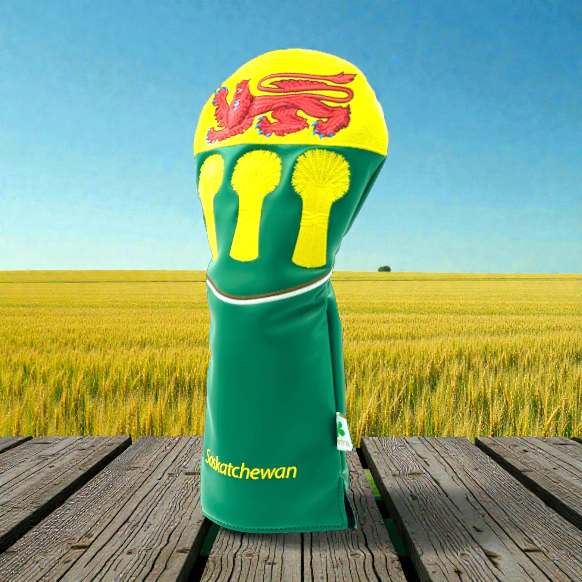 Saskatchewan  Shield -  Driver Head Cover -Stylish Prairie Pride