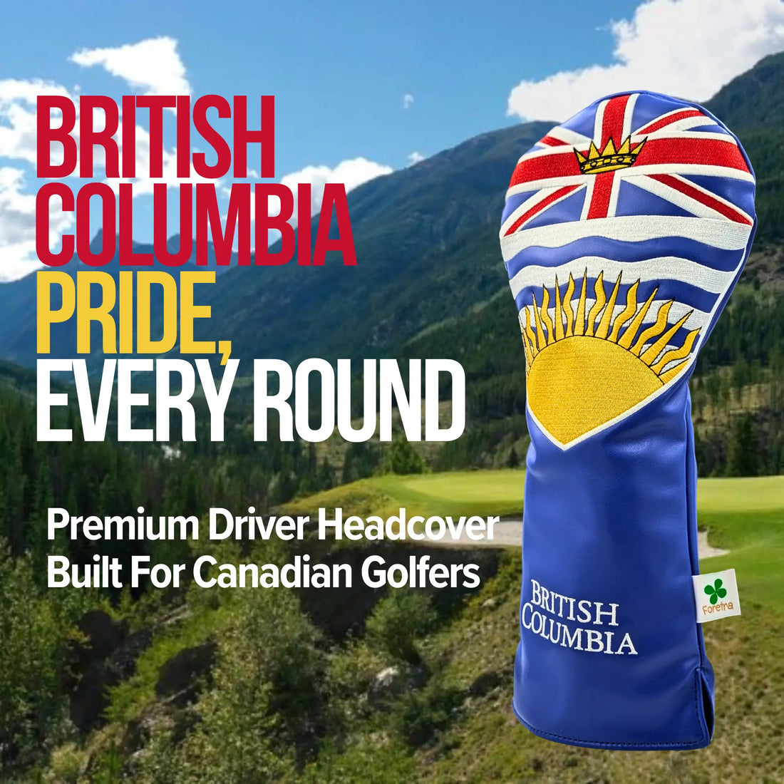 British Columbia – Driver Headcover – Proud BC Identity