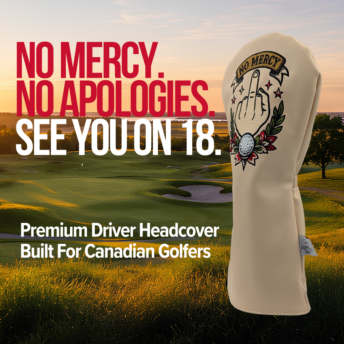 No Mercy Driver Headcover