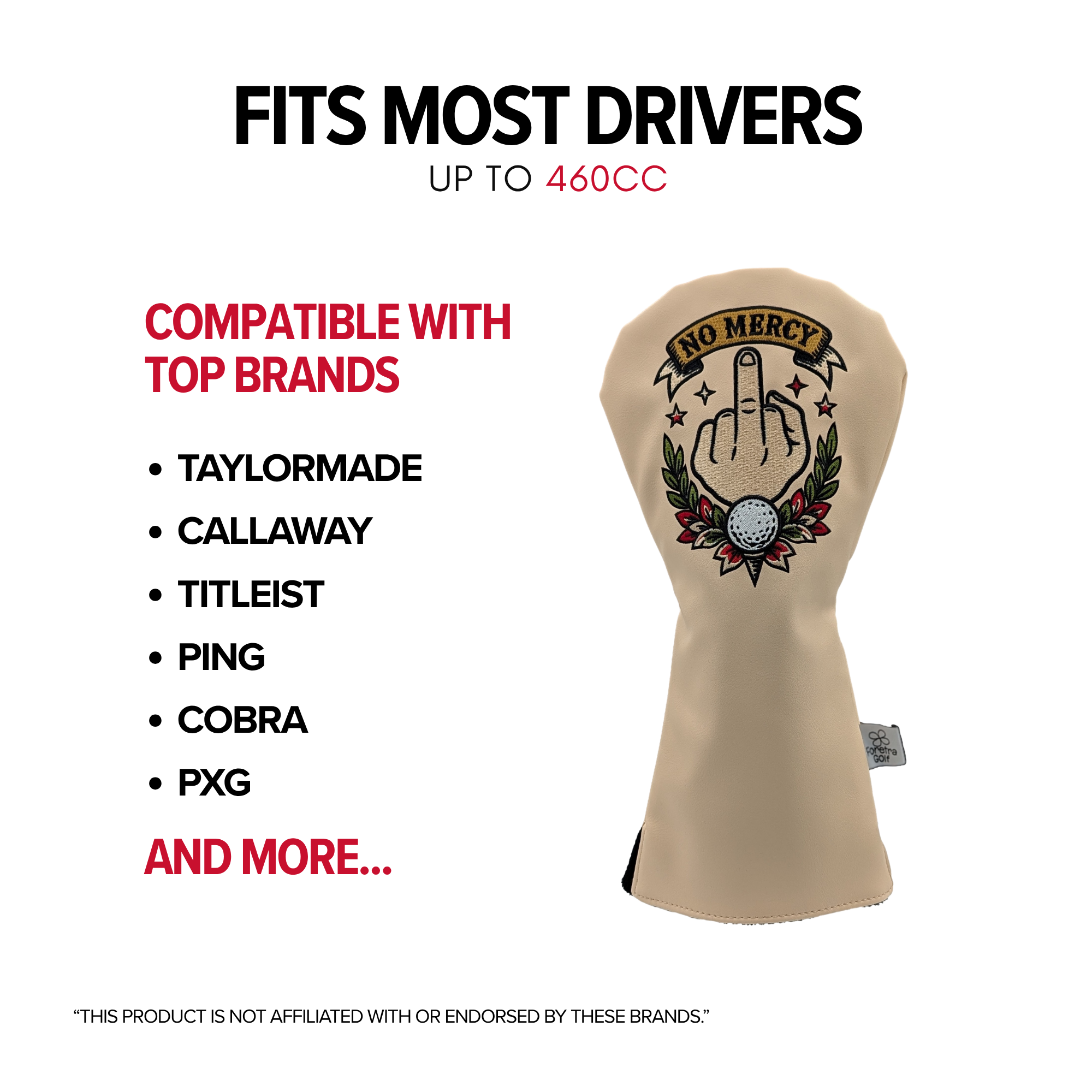 No Mercy Driver Headcover
