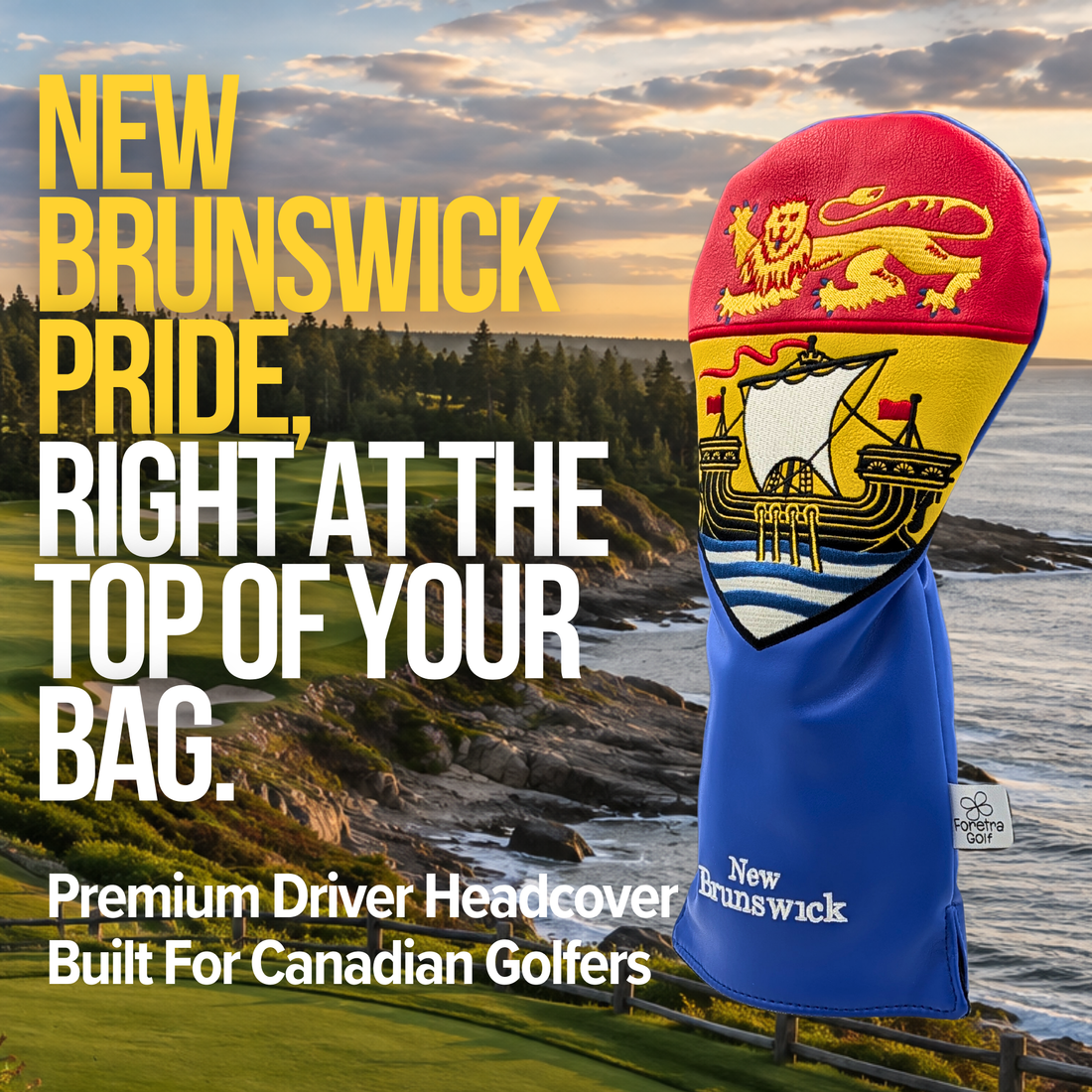 New Brunswick Shield - Driver Headcover