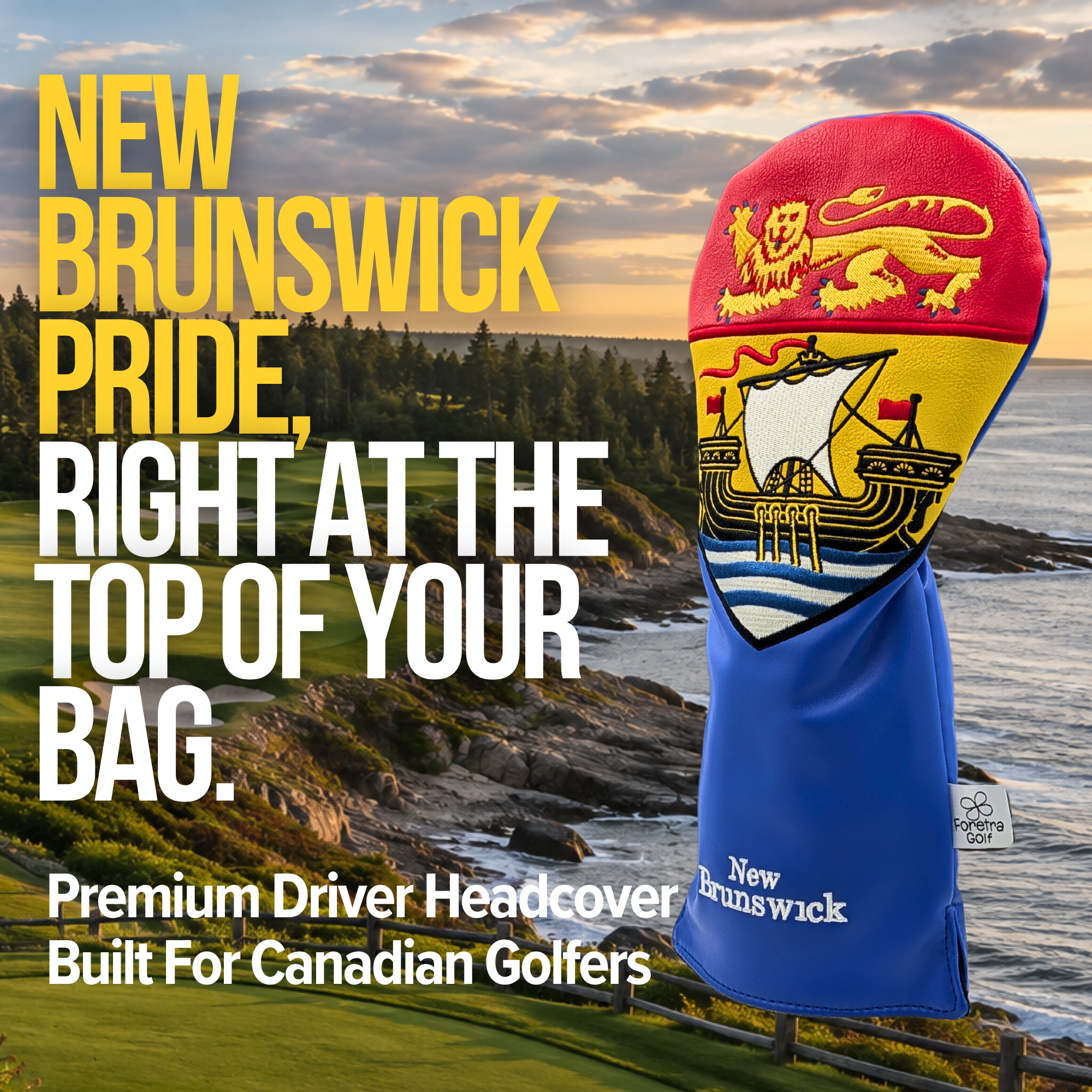 New Brunswick Shield - Driver Headcover