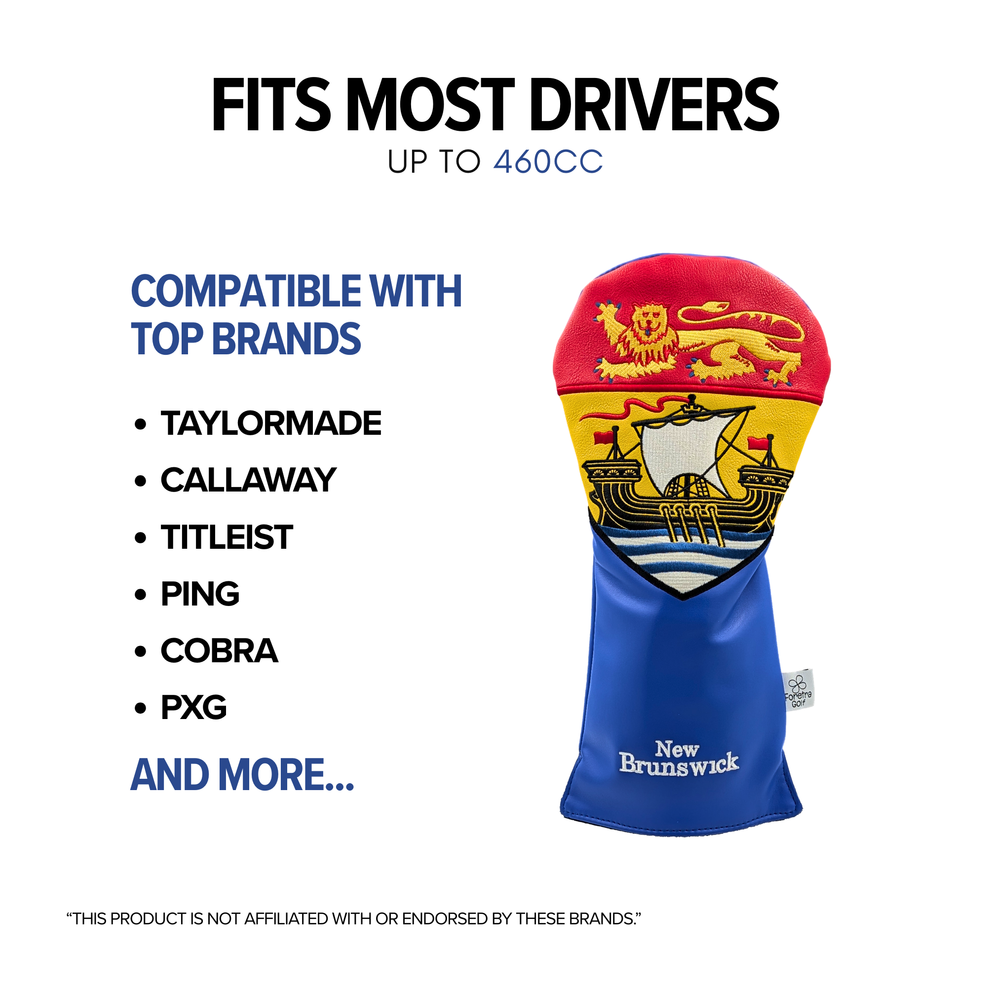 New Brunswick Shield - Driver Headcover