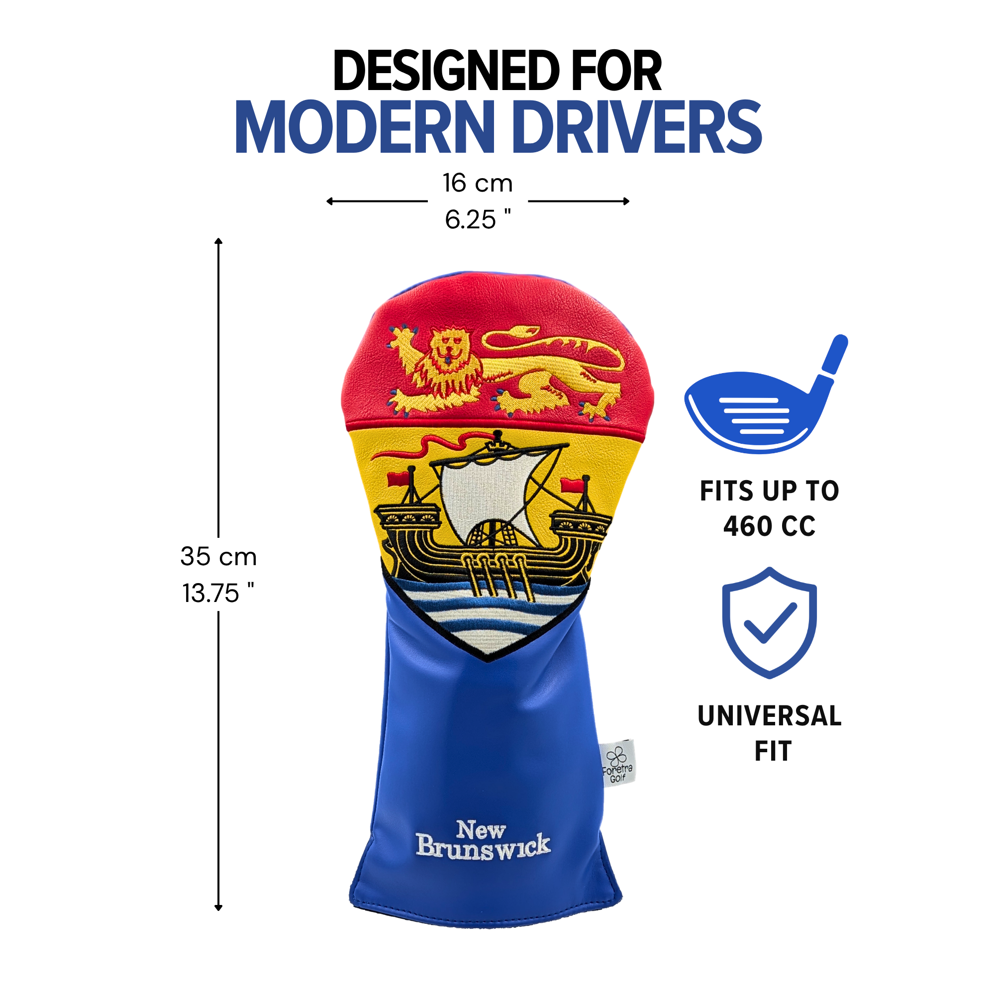 New Brunswick Shield - Driver Headcover