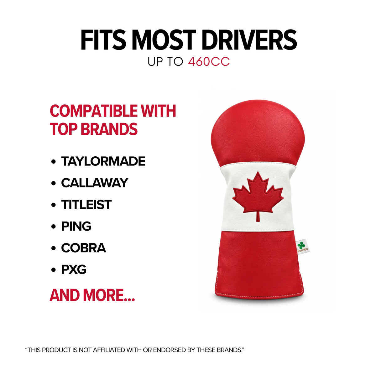 Canada Flag - Driver Head Cover