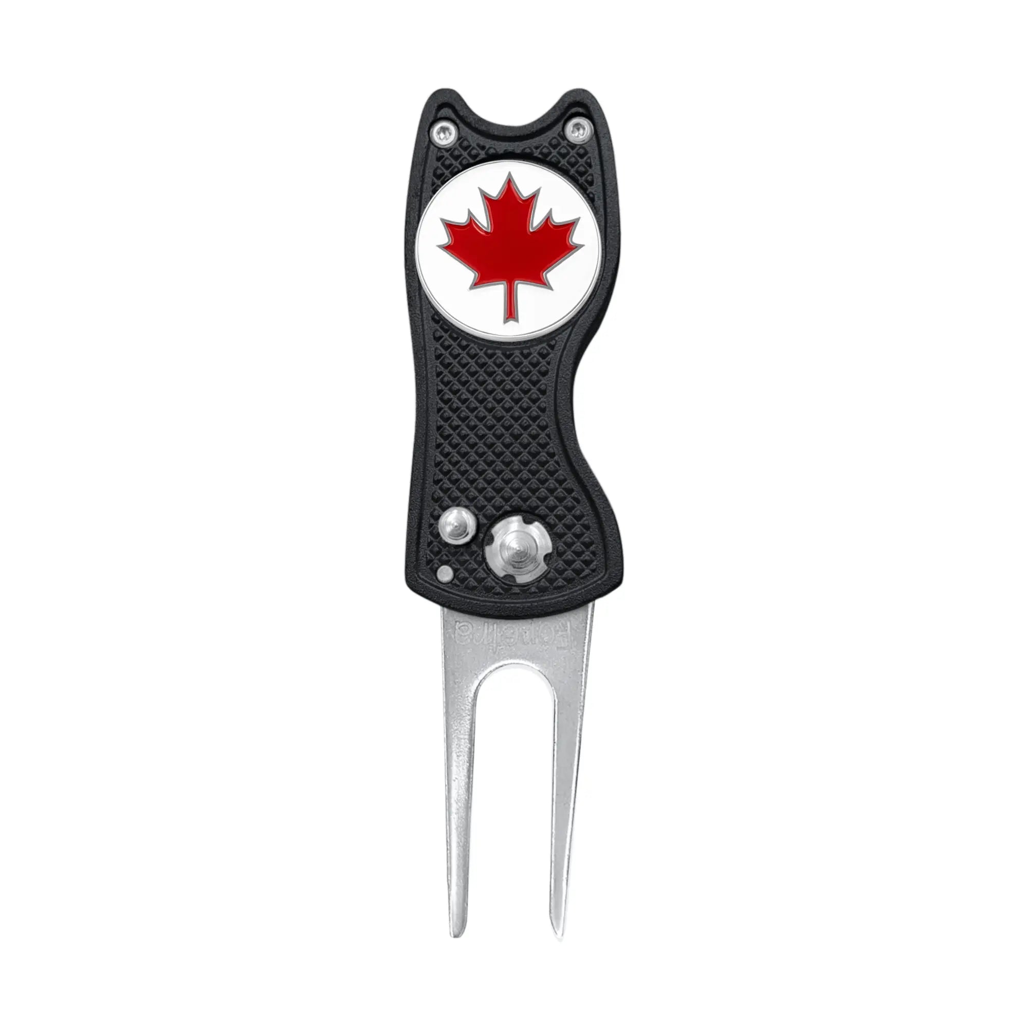Canada Maple Leaf  Divot 3-in-1 Multi Tool | Switchblade Golf Divot Repair Tool with Ball Marker