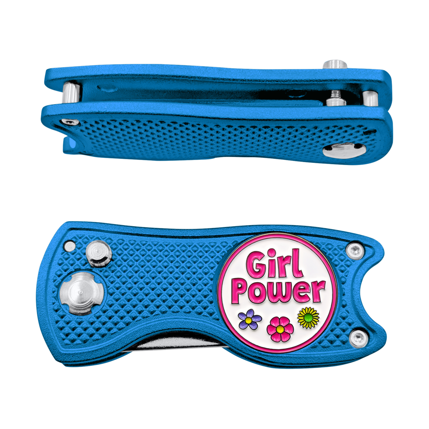 Girl Power - 3 in 1 Golf Multitool (Divot Tool, Ball Marker, Club Holder)