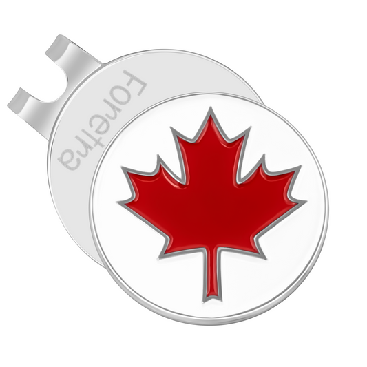 Canada Maple Leaf - Golf Ball Marker with Magnetic Golf Hat Clip