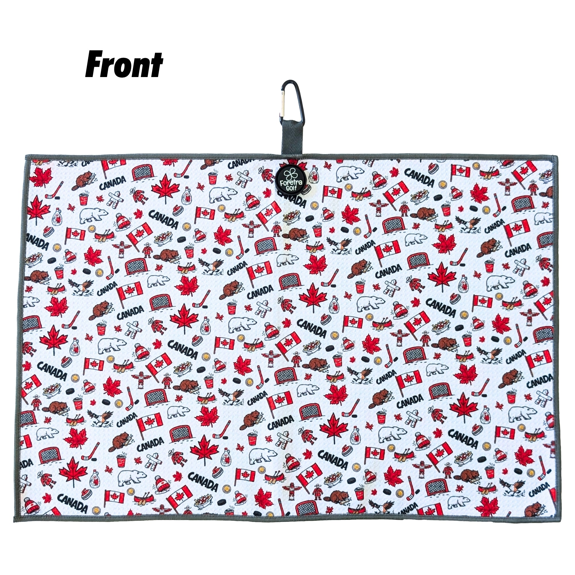 Canadian Icons - Magnetic Golf Waffle Towel