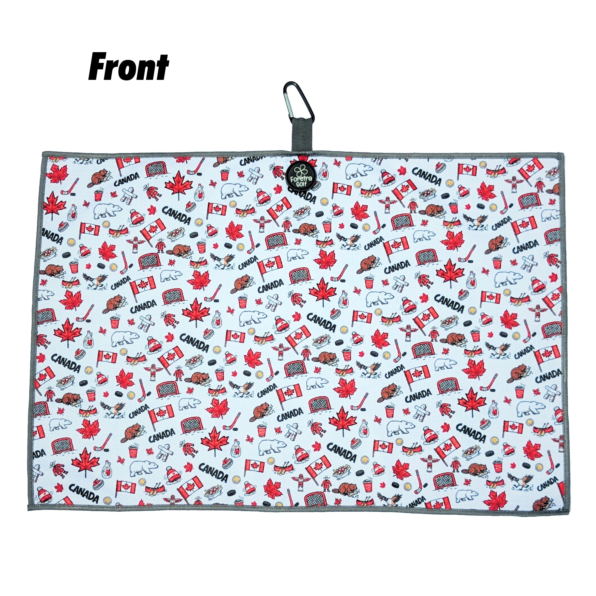 Canadian Icons - Magnetic Golf Waffle Towel