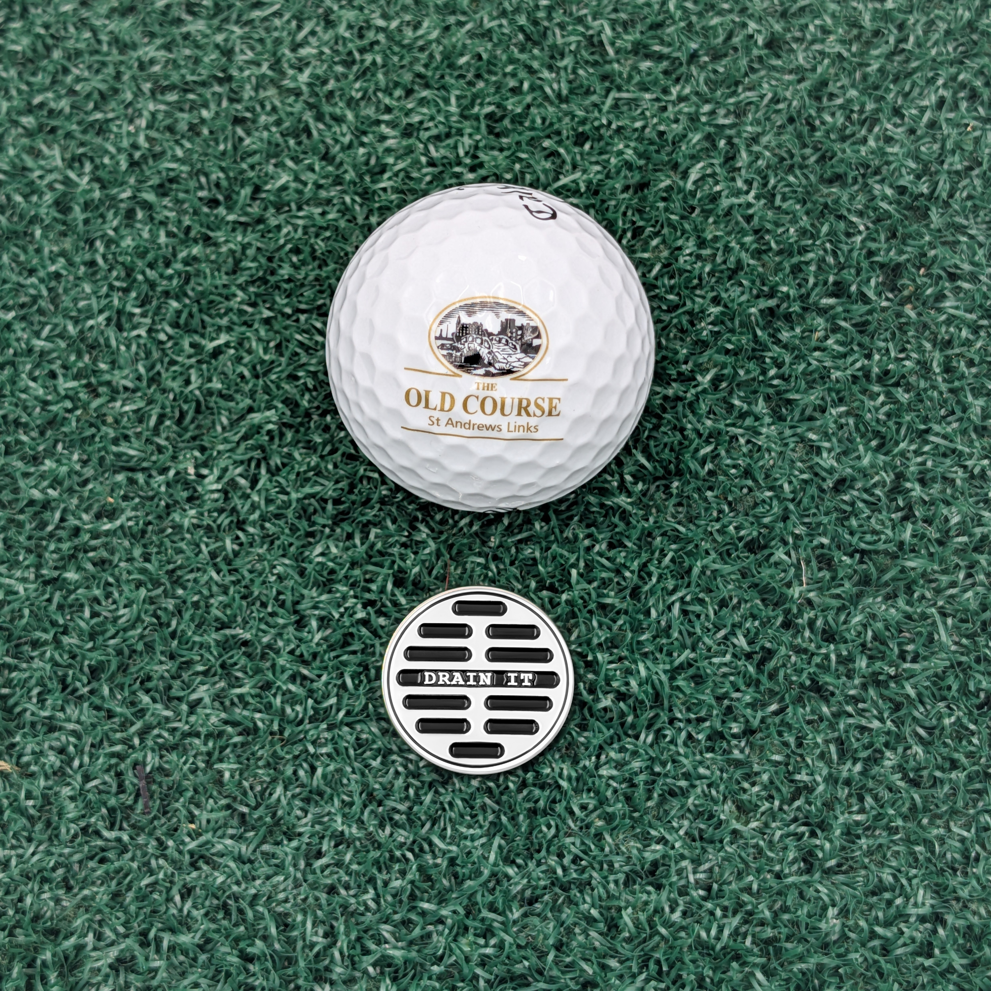 Drain it - Ball Marker | Funny Golf Gift