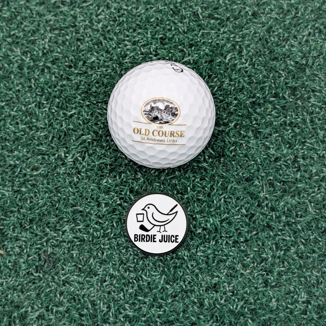 Birdie Juice Golf Ball Marker
