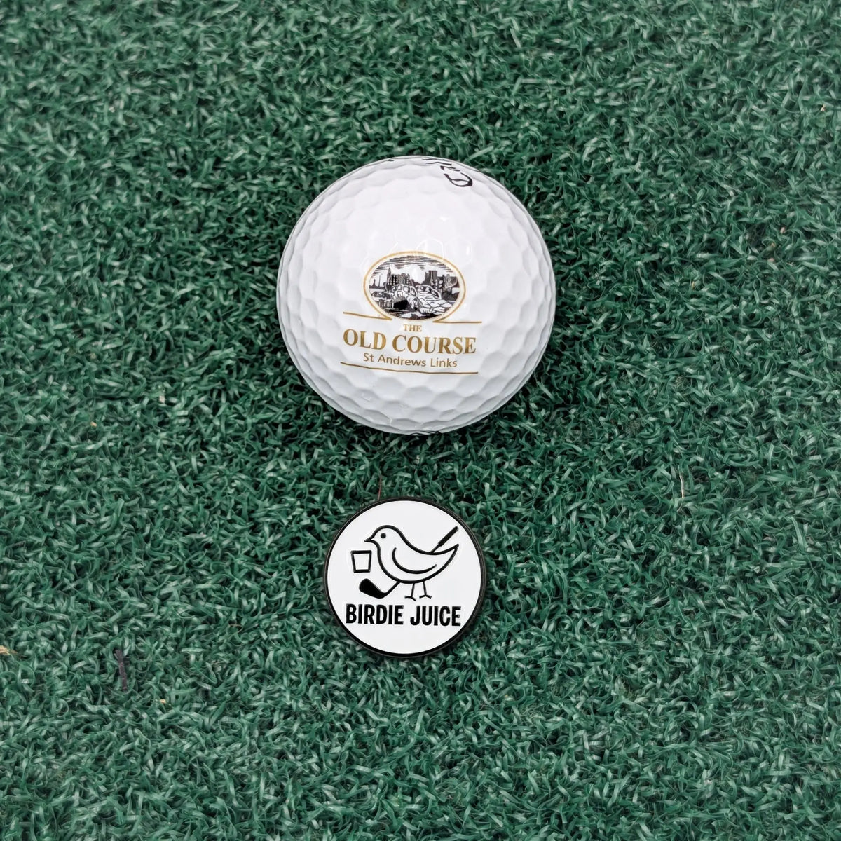 Birdie Juice Golf Ball Marker