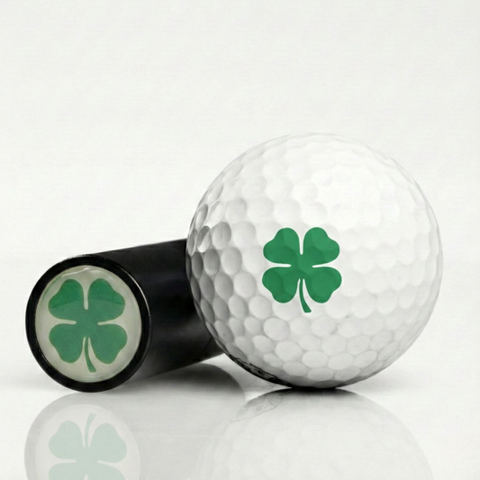 Four Leaf Clover Golf Ball Stamper | Lucky Ball Marker for Easy Identification