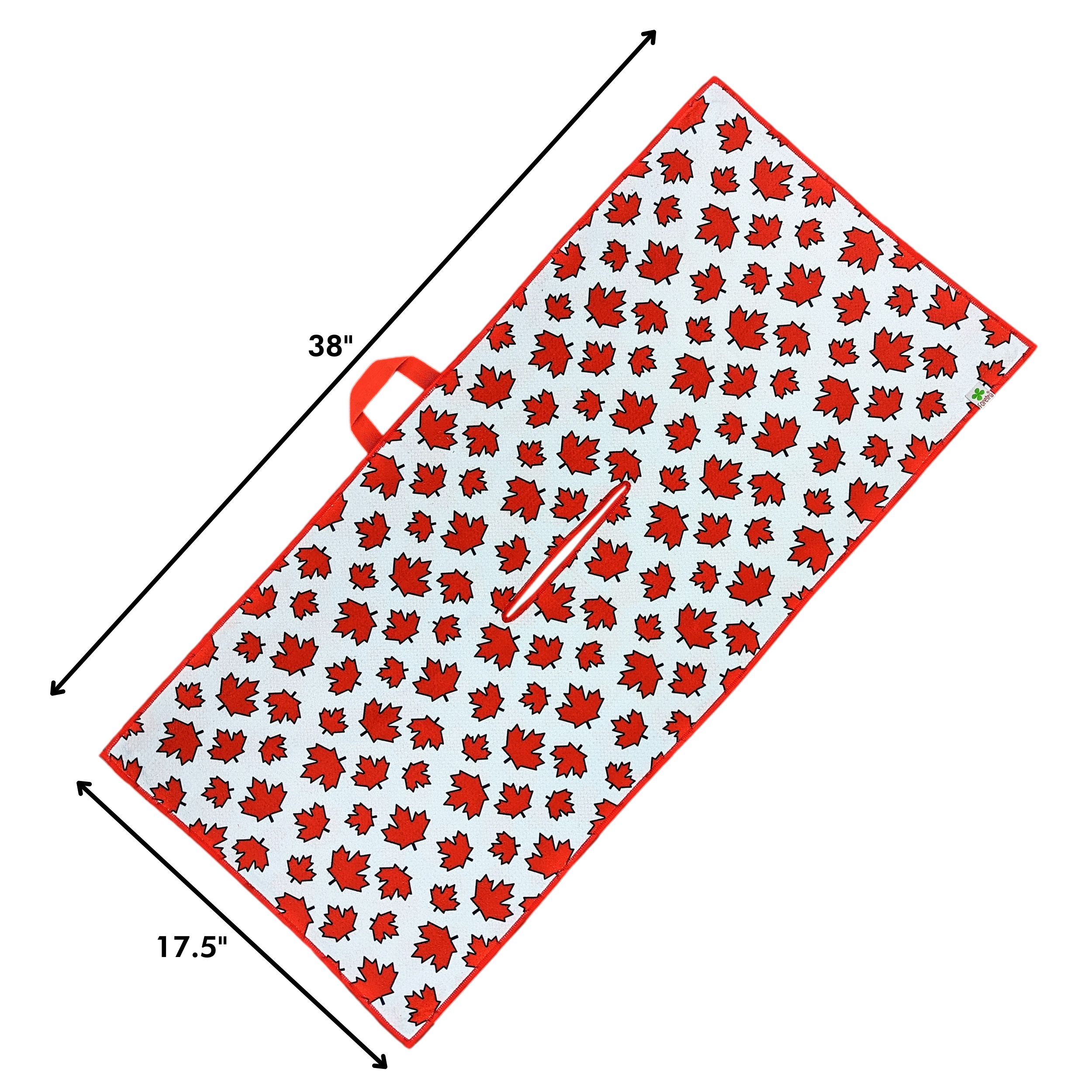 Canada Maple Leaves - Golf Waffle Towel