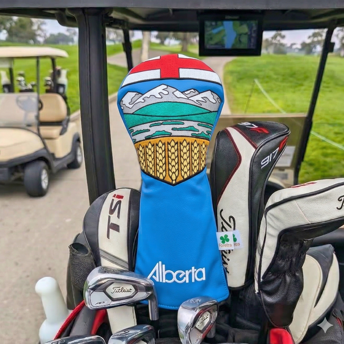 Alberta Shield -  Driver Head Cover - Bold Alberta Pride
