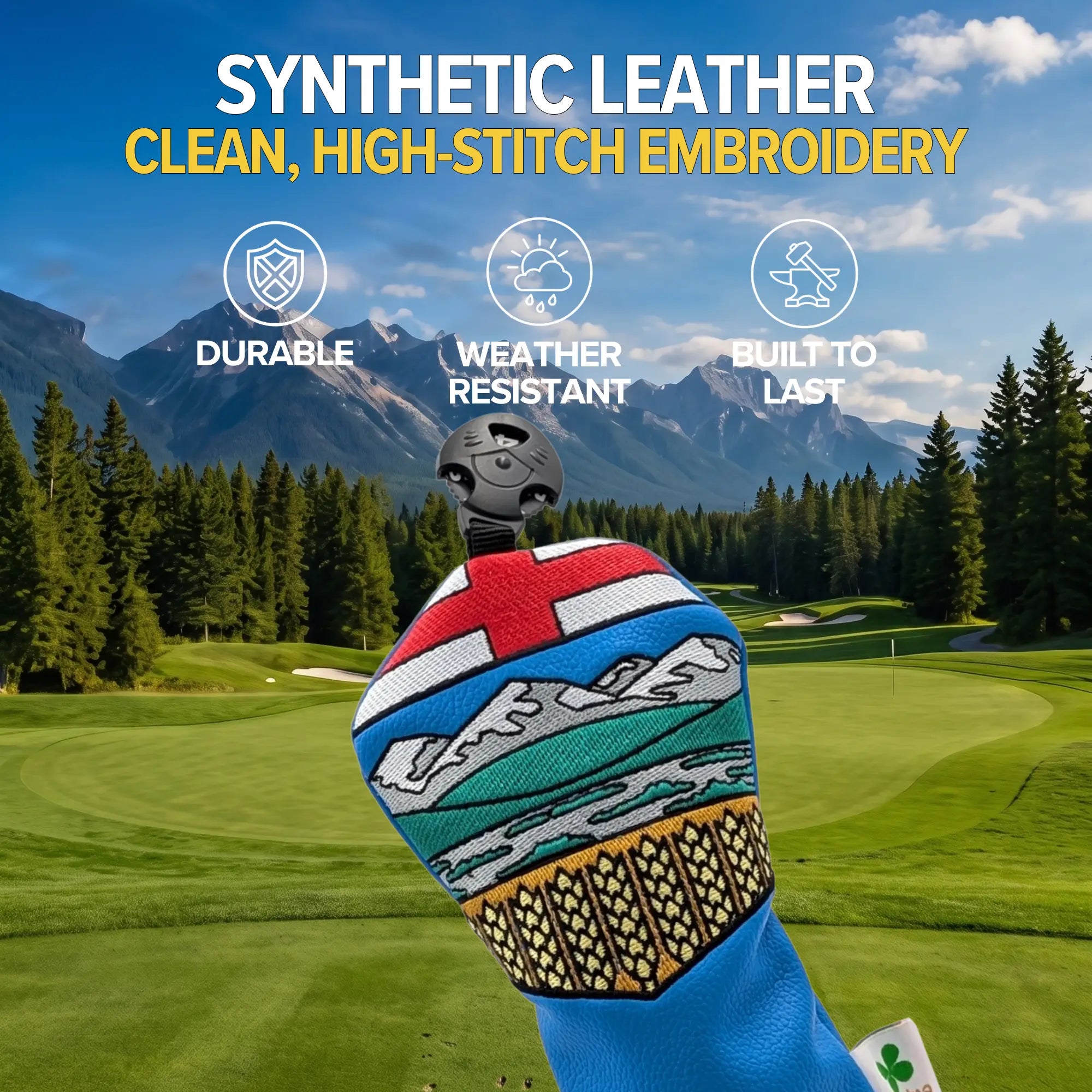 Alberta Shield – Hybrid Headcover – Bold Alberta Pride