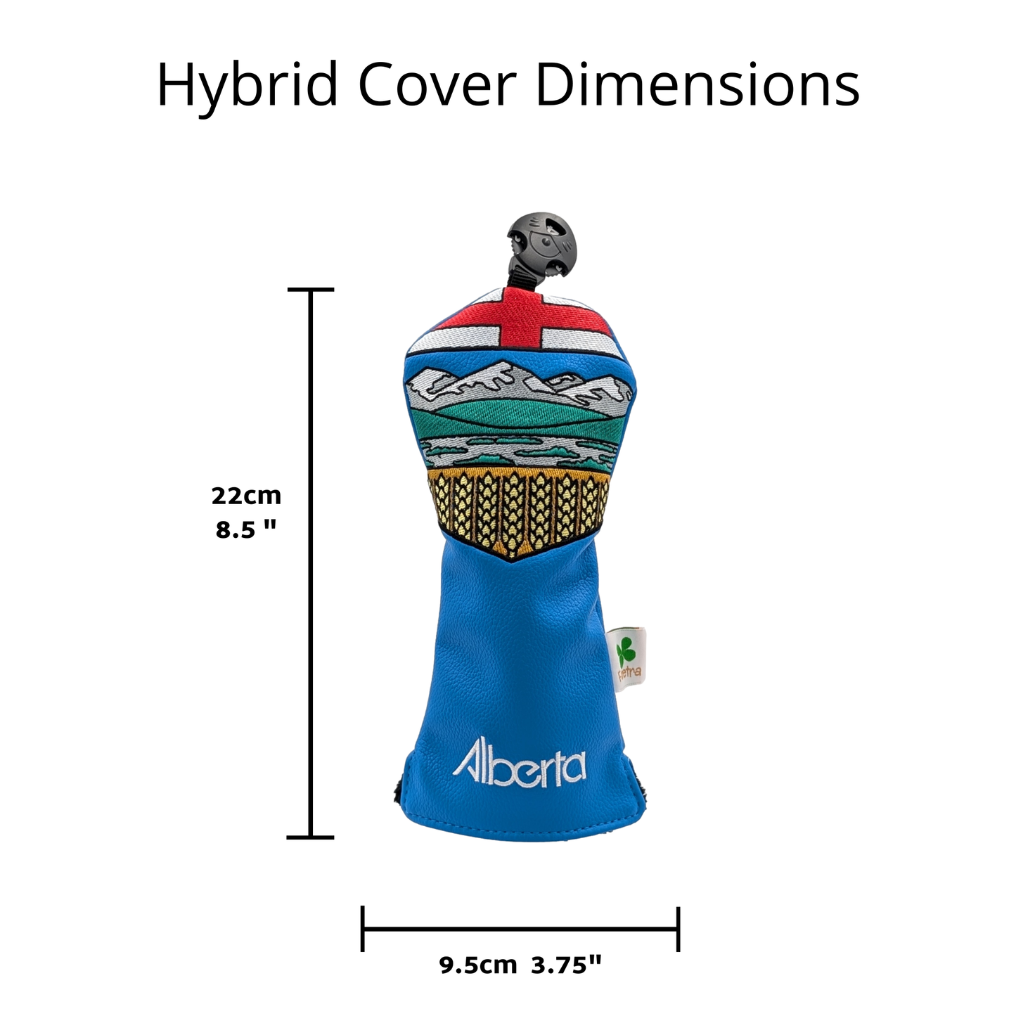 Alberta Shield – Hybrid Headcover – Bold Alberta Pride