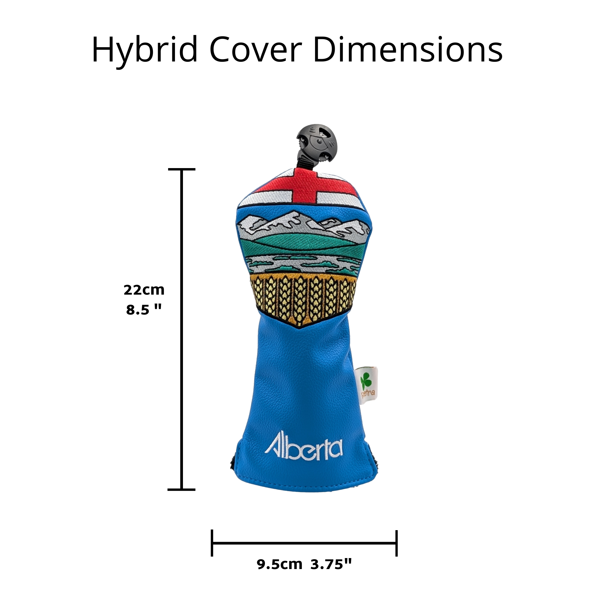 Alberta Shield – Hybrid Headcover – Bold Alberta Pride