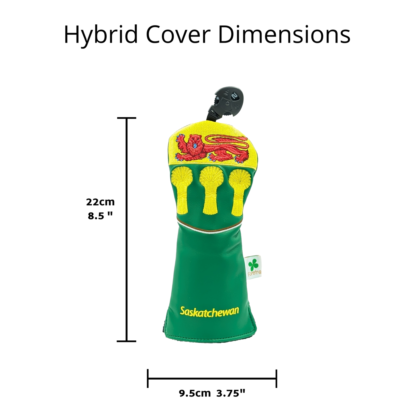 Saskatchewan Shield – Hybrid Headcover – Bold Prairie Pride