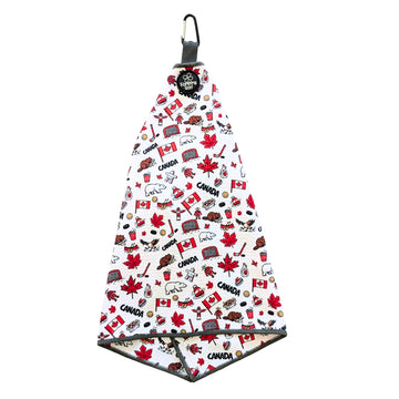 Canadian Icons - Magnetic Golf Waffle Towel