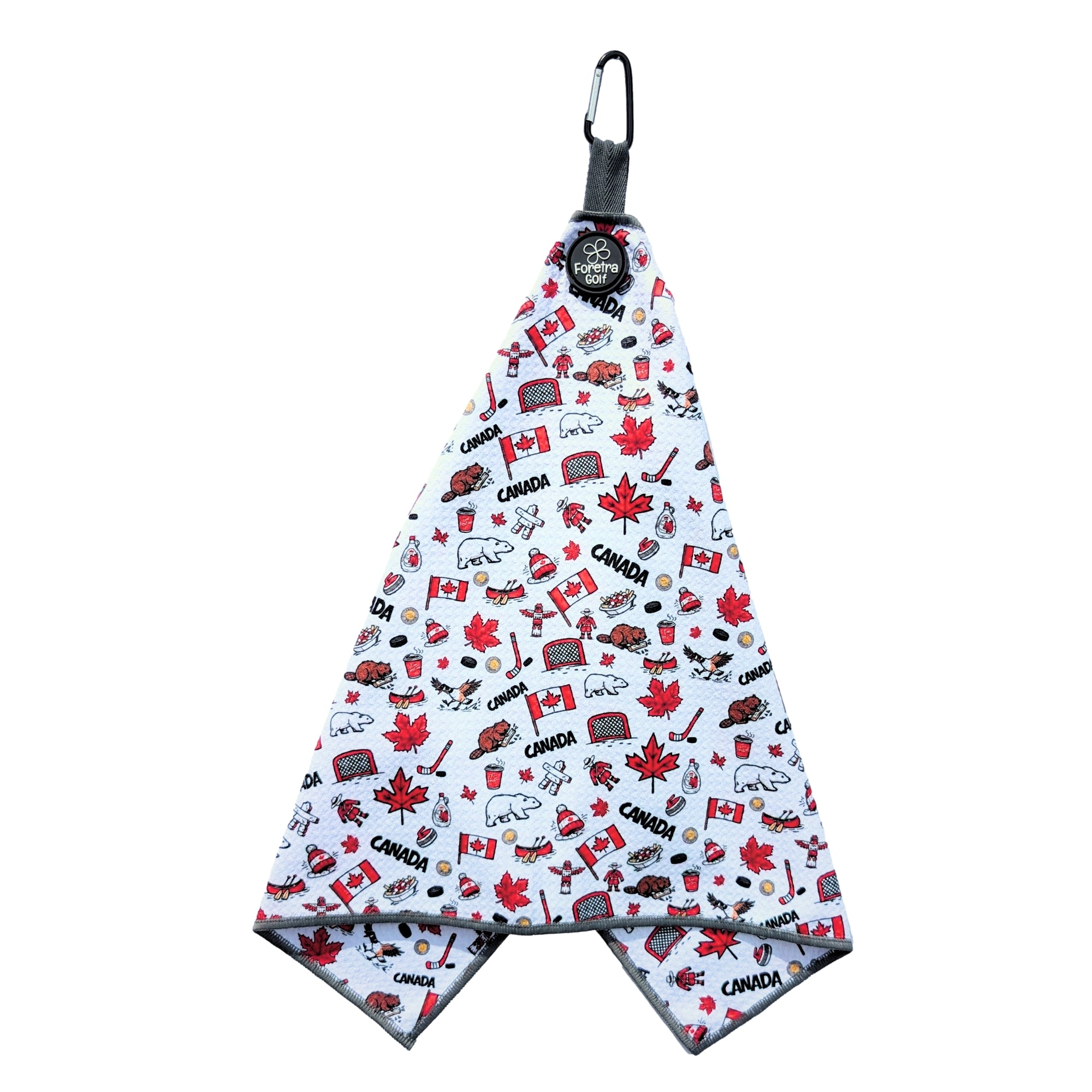 Canadian Icons - Magnetic Golf Waffle Towel