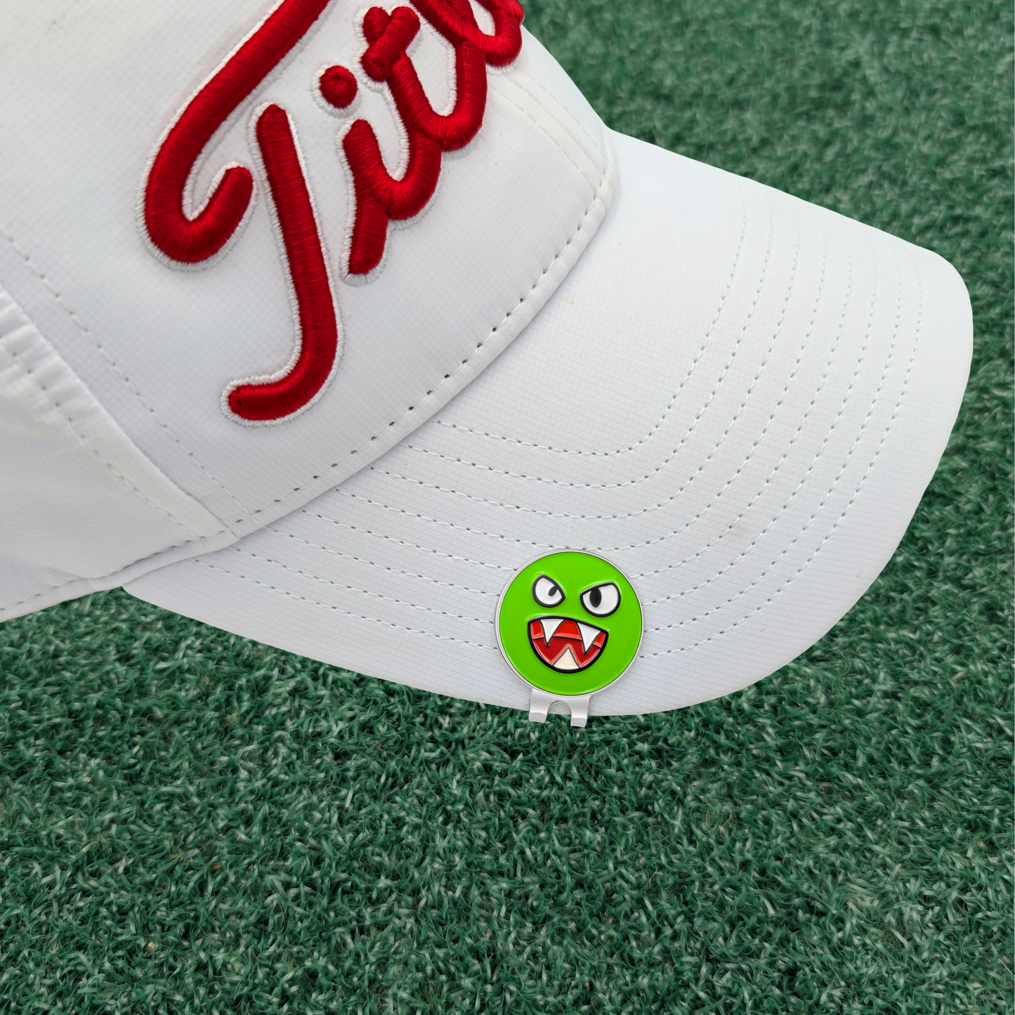 Green Monster - Golf Ball Marker with Magnetic Golf Hat Clip