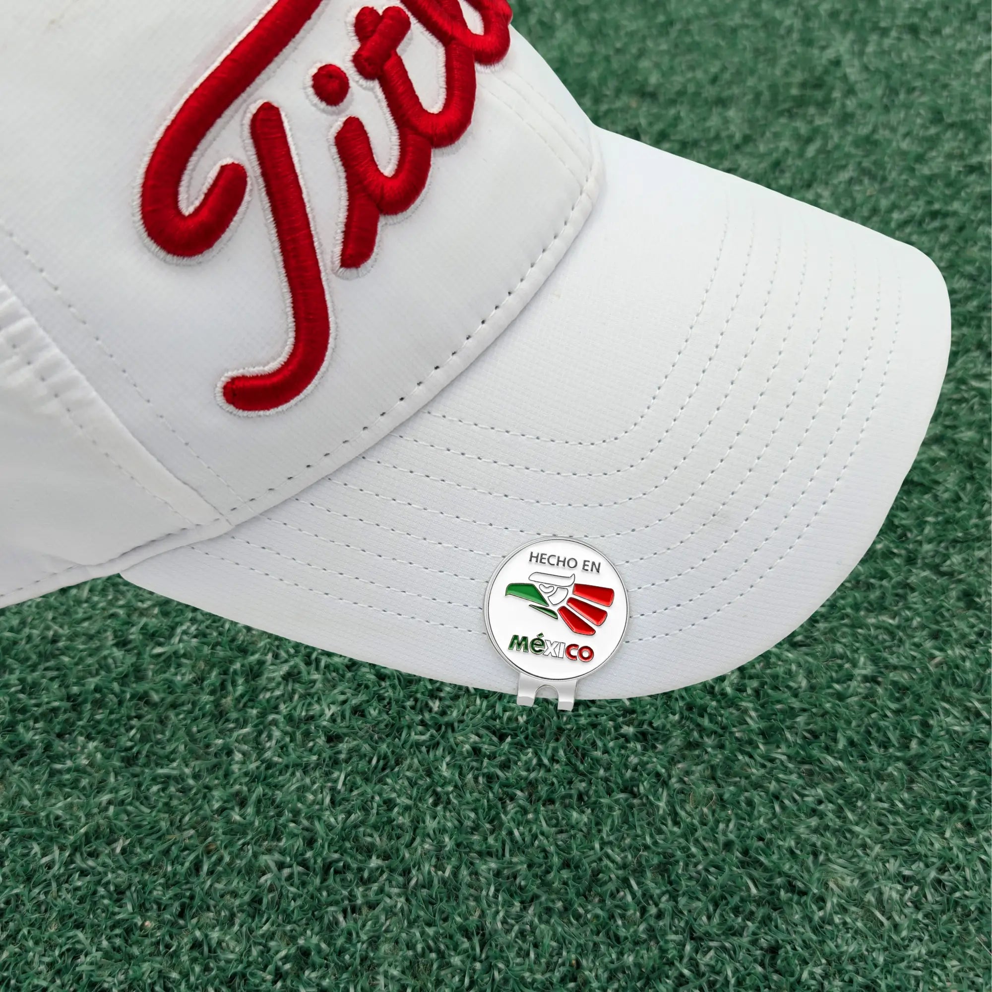 Mexico - Golf Ball Marker with Magnetic Golf Hat Clip