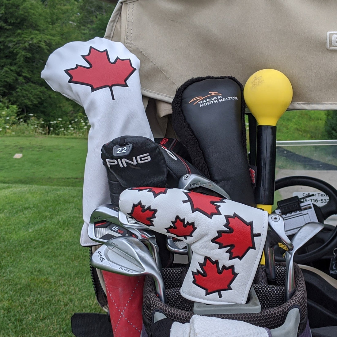 Canada Maple Leaf - BLADE Putter Headcover
