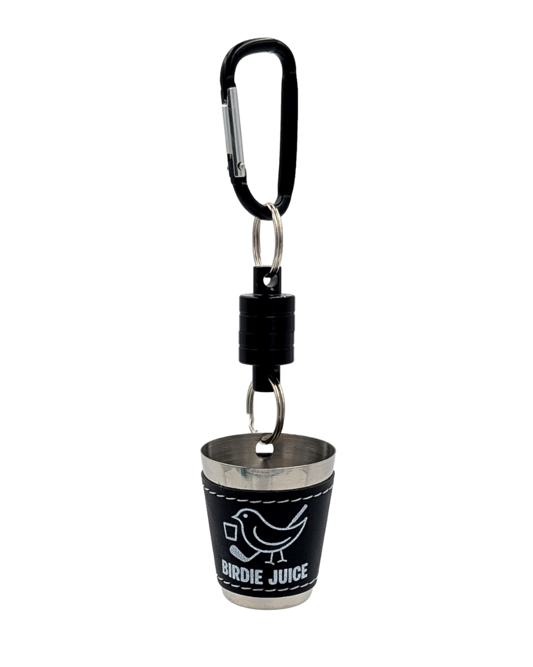 Magnetic Birdie Juice Cup — The Clip-On Shot Glass Your Golf Bag Has Been Missing